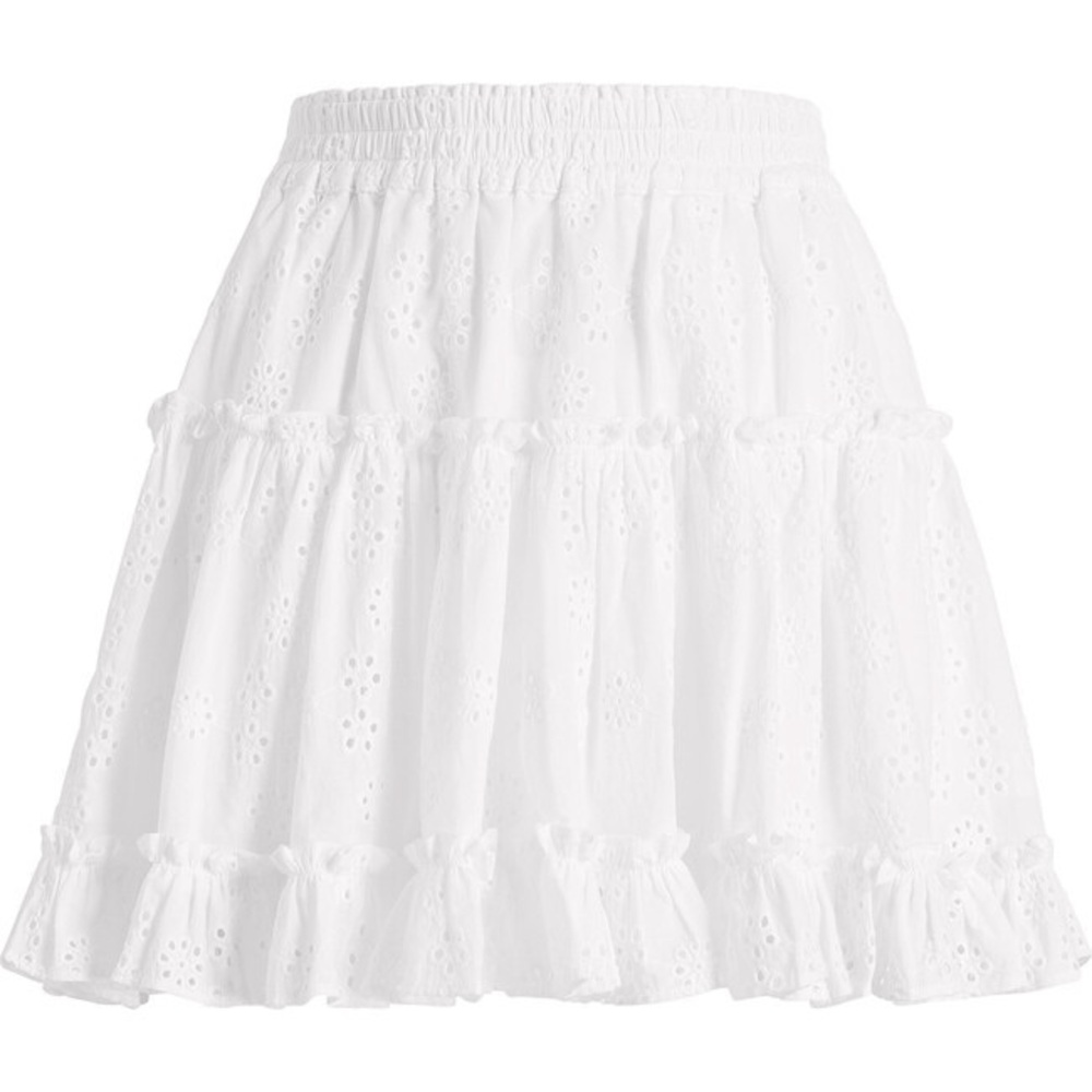 Hill House Paz Skirt - White Eyelet
